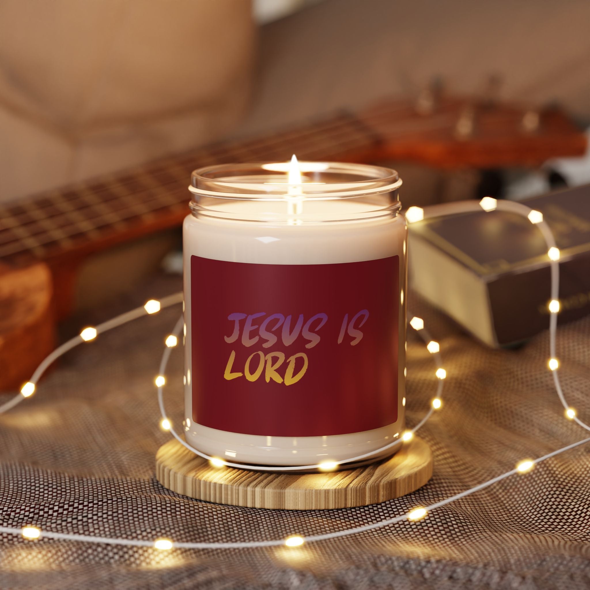 Jesus is Lord: Scented Soy Candle, 9oz