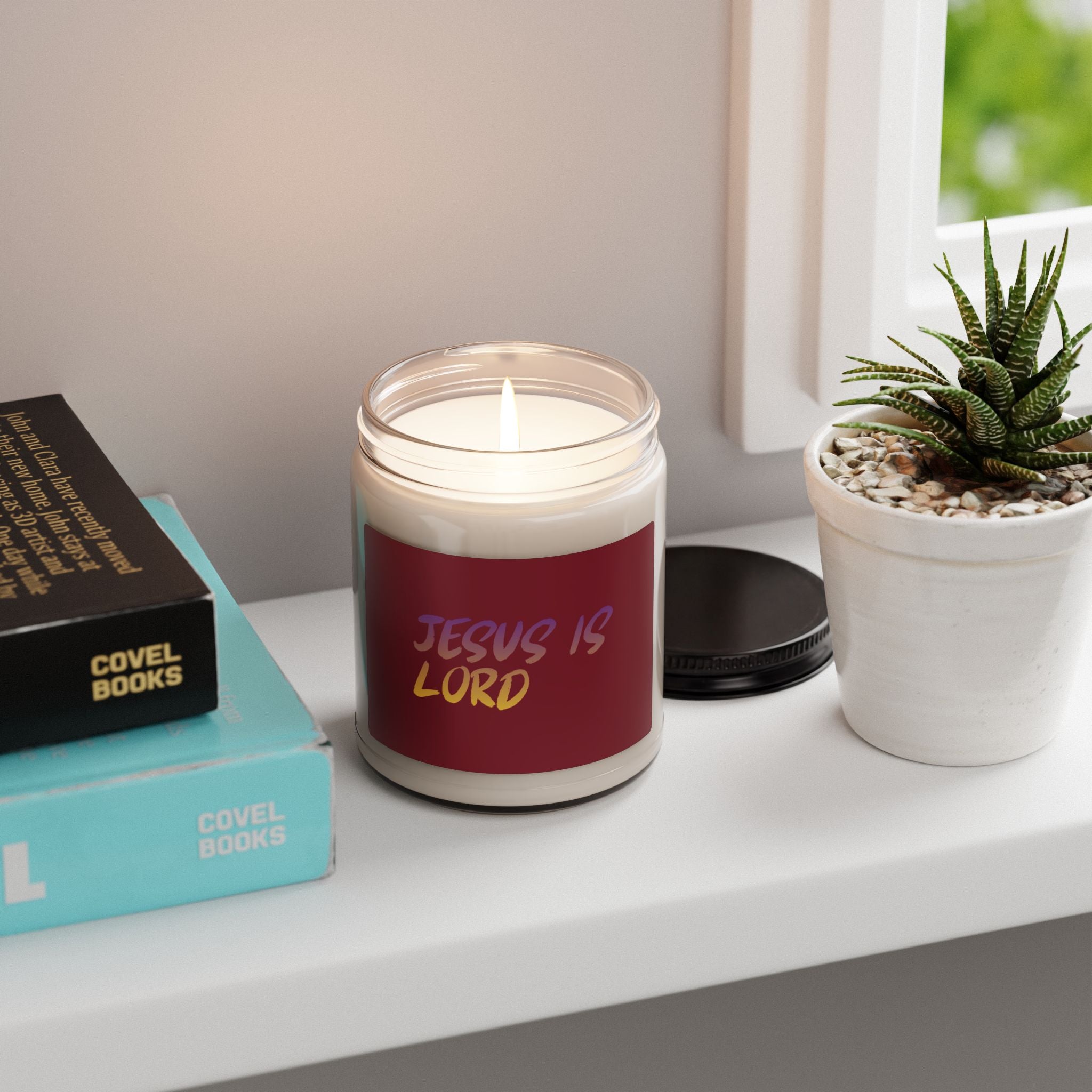 Jesus is Lord: Scented Soy Candle, 9oz